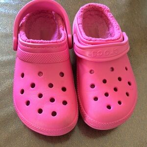 Crocs Kids Pink Clogs